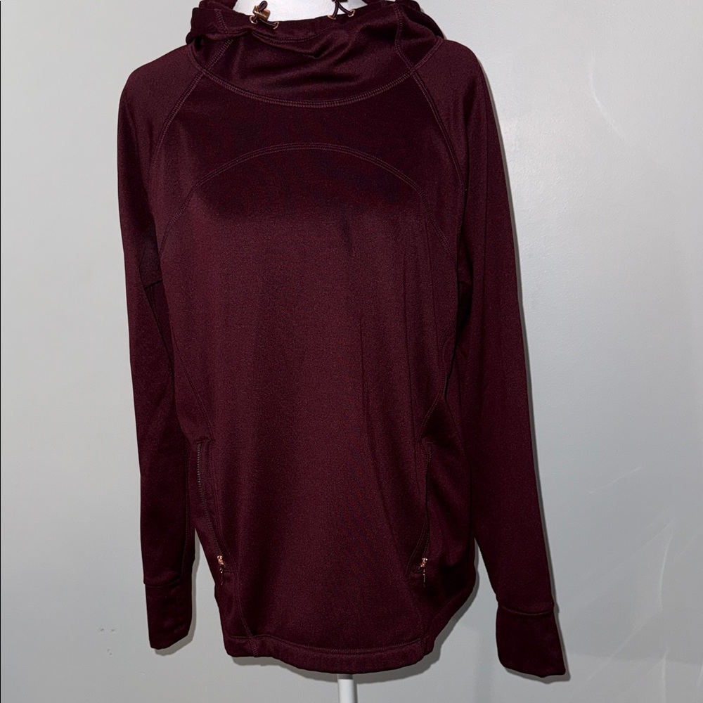 Maurice’s Burgundy Hooded Sweatshirt Sz Large